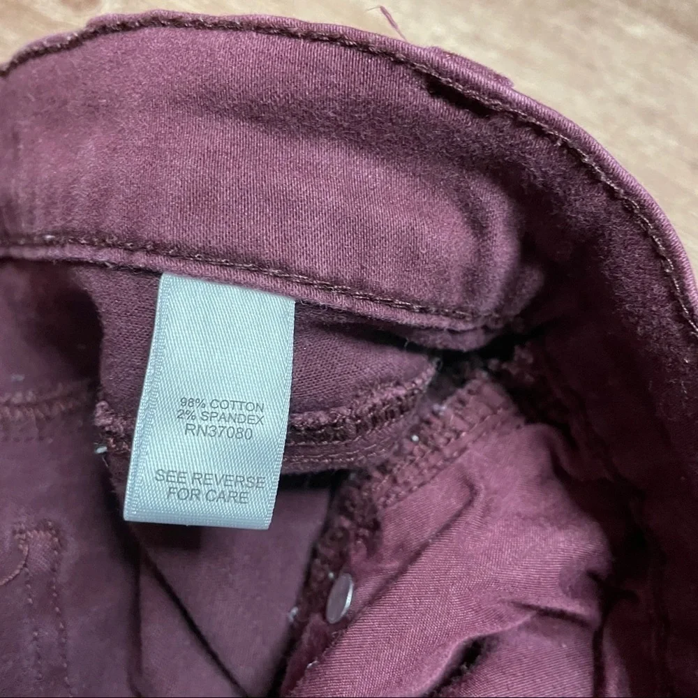 Versona Maroon Modern Fit Skinny Jeans